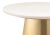 Transitional Bleeker Marble Cocktail Table For Sale - Image 3 of 6