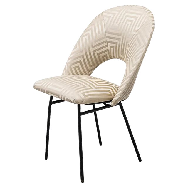 Tubular Iron Side Chair, 1950s For Sale