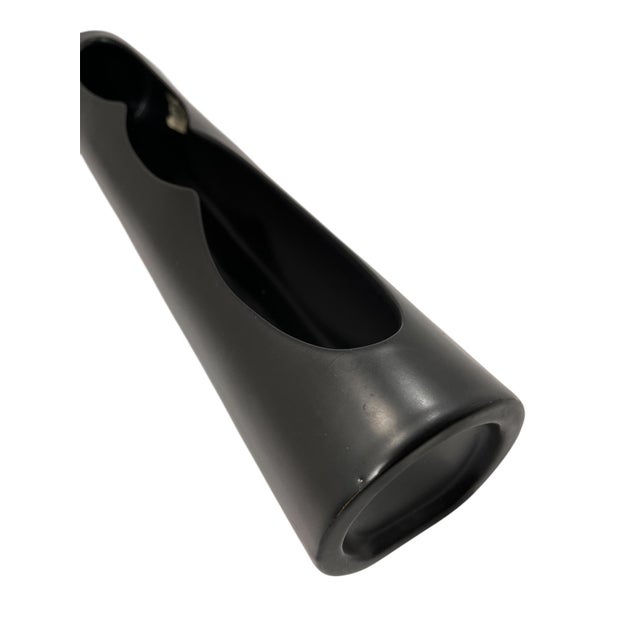 1960s Japanese Ikebana Modernist Vase For Sale - Image 6 of 11