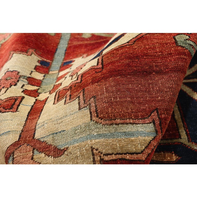 Late 19th Century Persian Serapi Rug, 09'07 X 13'00 For Sale In Dallas - Image 6 of 10