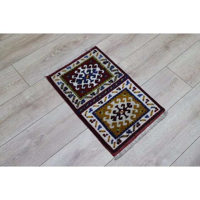 Traditional 1970s Boho Style Handmade Oushak Rug For Sale - Image 3 of 12