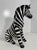 Early 21st Century Seated Glazed Ceramic Zebra Sculpture, Bassano, 2000s For Sale - Image 5 of 11