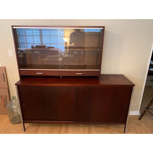 Brown Paul McCobb Mid-Century Modern Walnut Credenza For Sale - Image 8 of 8