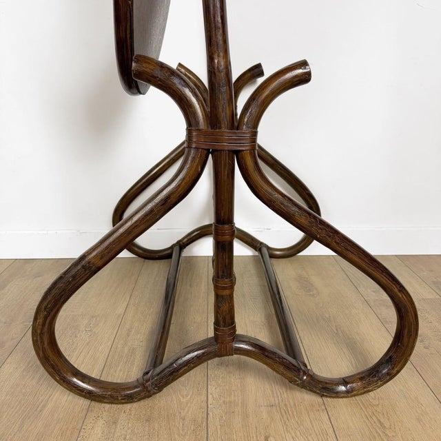 Curved Wooden Psyche Mirror, 1960s For Sale - Image 14 of 15