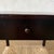 Mid-Century Modern Amber Nightstand With Rush Shelf For Sale - Image 3 of 14