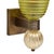 Green Italian Venetian Glass Opaque Torch Sconces, Murano, Hand-Blown - a Pair For Sale - Image 8 of 9