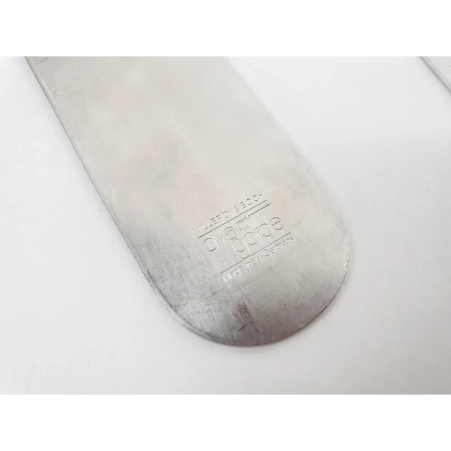 Metal La Bomba Flatware in Stainless Steel by Helen von Boch and Federigo Fabbrini, Germany, 1970s, Set of 4 For Sale - Image 7 of 8