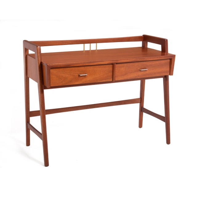 A Kent Coffey desk, the Goldenaire. A wonderful Mid Century design with great lines influenced by the Danish Masters......