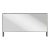 Baker Modern Silver Finished Mirrored Headboard For Sale