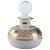 Small Opaline Perfume Bottle with Desvignes Decoration For Sale