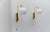 Mid-Century Modern Mid-Century Modern Wall Lamps in Brass and Milk Glass, 1960s, Set of 2 For Sale - Image 3 of 18