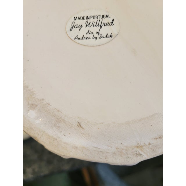 1980s Jay Willfred Hand Painted Ceramic Planters, 2 Pieces For Sale In Baltimore - Image 6 of 6