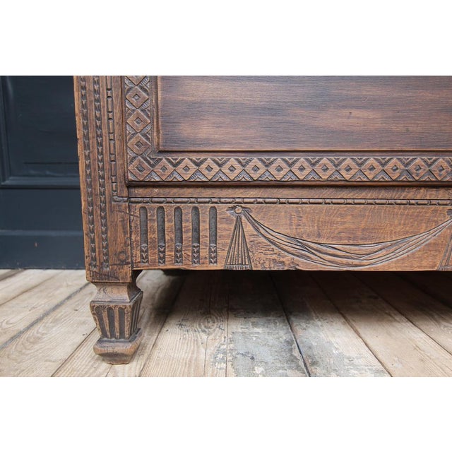 Wood Antique Provincial Louis XVI Chest of Drawers For Sale - Image 7 of 18