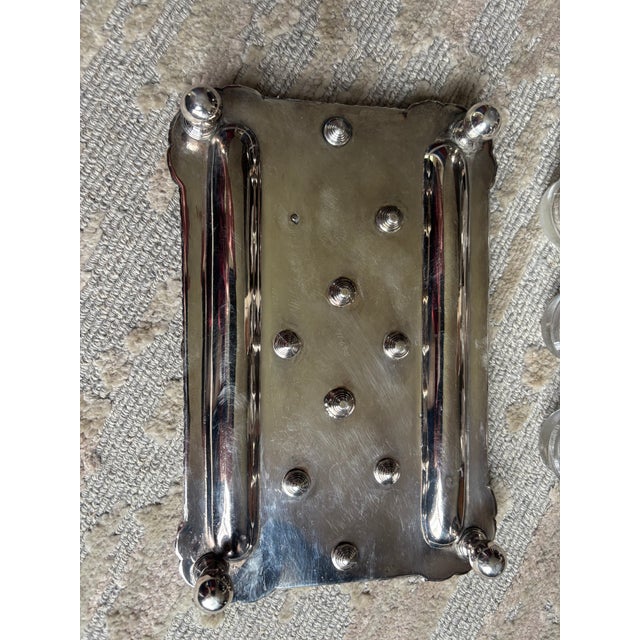 Mid 19th Century Sheffield Silver Plate Inkwell, 19th Century For Sale - Image 5 of 7