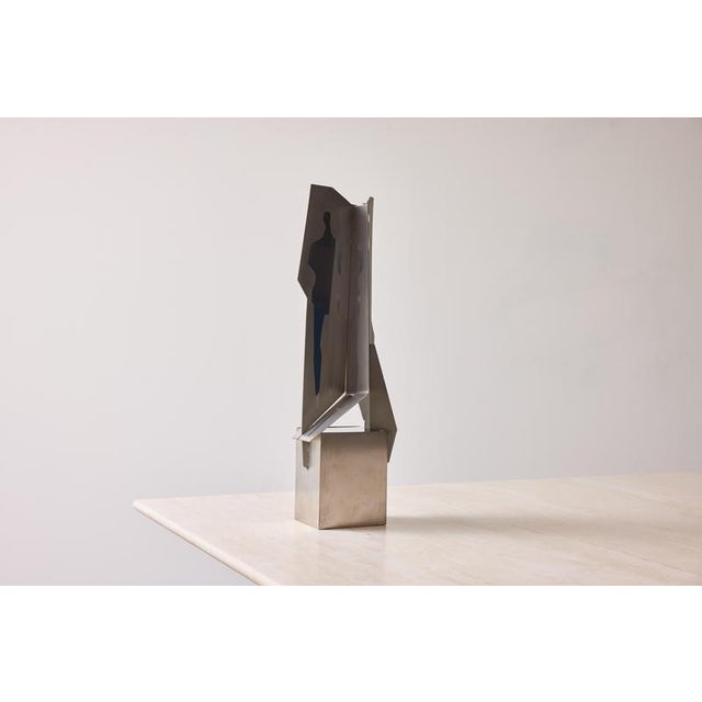 Alessandro Tagliolini, Abstract Sculpture, 1973, Stainless Steel, in Very Good conditions. Designed 1970 to 1979 I have...