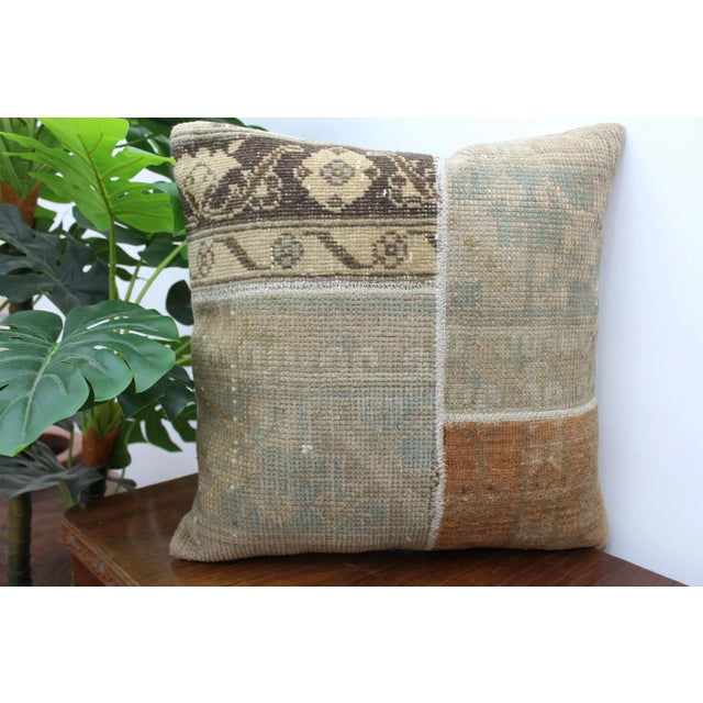 Textile Turkish Decorative Pillow Cover - 19.5"x20.5" For Sale - Image 7 of 11