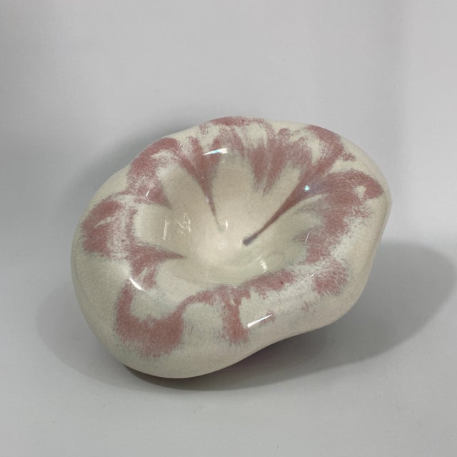 Tony Evans Biomorphic Raku Ceramic Catchall Bowl For Sale - Image 13 of 13