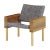 Natural Walnut Block Armchair by Jonas Lutz For Sale - Image 9 of 9