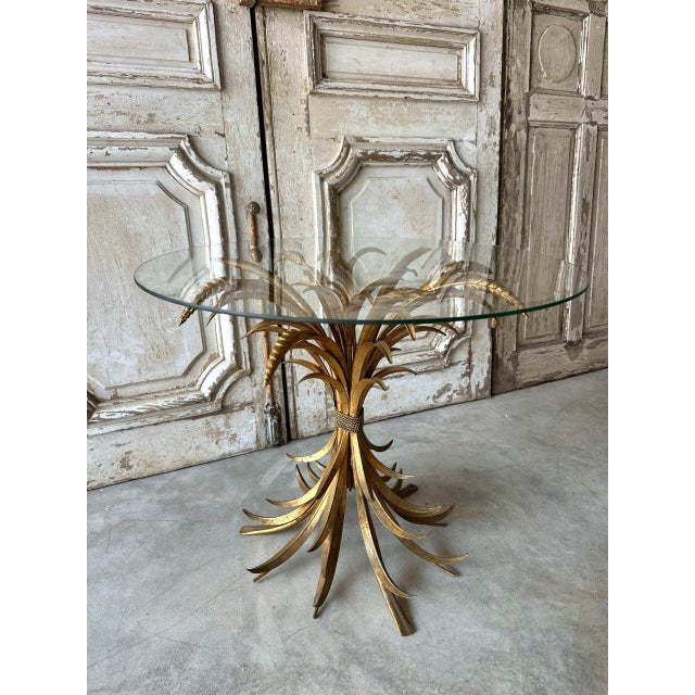 Gold Small Vintage Coco Chanel Model Table, 1970 For Sale - Image 8 of 13