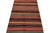 Tribal 1950s Vintage Persian Bidjar Kilim in Colorful Polychromatic Stripes by Rug & Kilim For Sale - Image 3 of 7