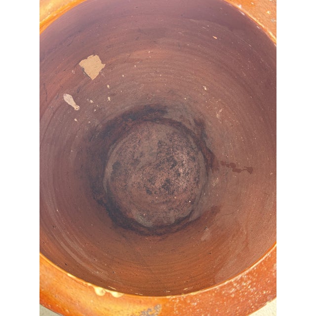 Large Vintage Terracotta Pot with Two Handles, 1970s For Sale - Image 16 of 18