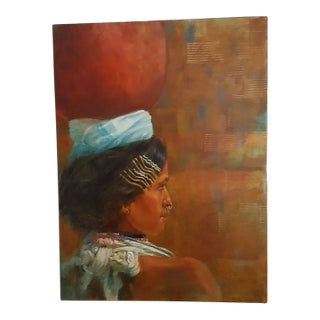 Leslie Clark Original Oil on Canvas Painting For Sale