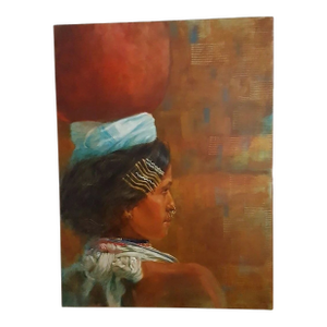 Leslie Clark Original Oil on Canvas Painting