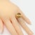 Carolyn Tyler Yellow Gold Seven Seas Large Citrine Ring, Size 4 For Sale In Philadelphia - Image 6 of 12