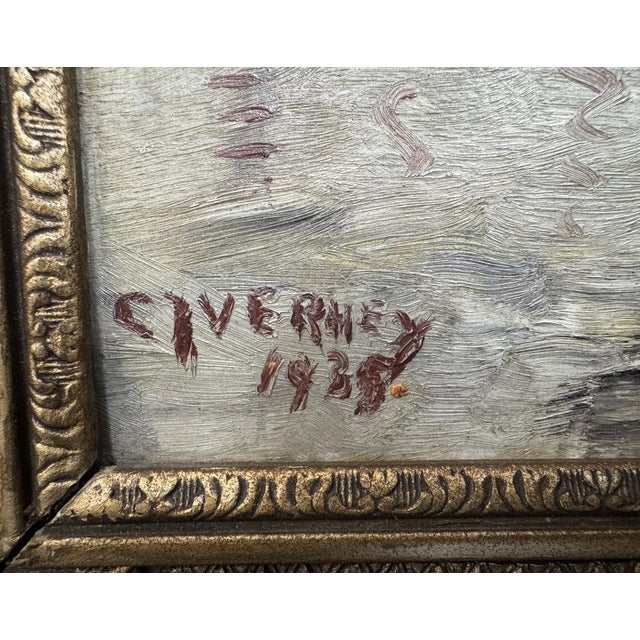 C J Verney, 1935, Oil on Masonite For Sale - Image 10 of 14