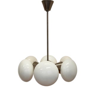 Vintgae Chrome Pendant Light, 1970s For Sale