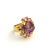 Bochic Candy Cocktail Multi Gem Ring Set in 18k Gold & Silver Size 7 For Sale In New York - Image 6 of 6