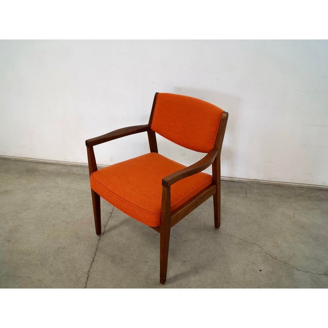 Mid-Century Modern 1960’s Mid-Century Modern Walnut Armchair by Alma Desk Company For Sale - Image 3 of 12