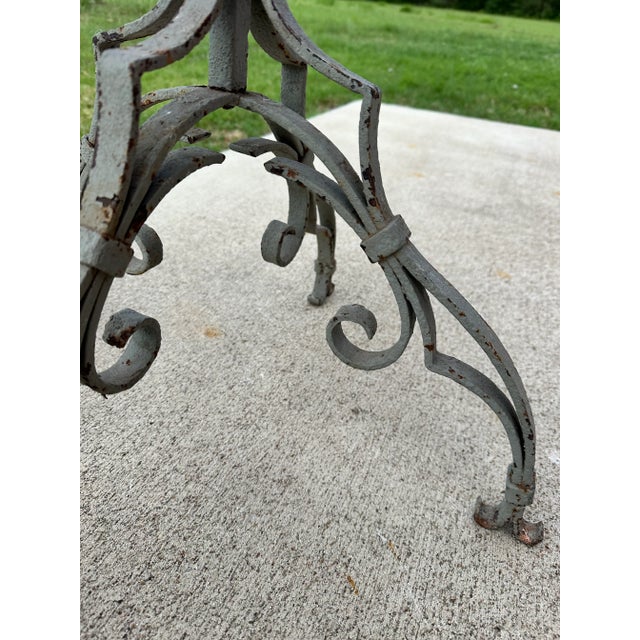 Metal Late 19th Century 11 Candle Holder With Tray For Sale - Image 7 of 7