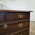 Late 19th Century Georgian Cherry & Oak Banded 5 Drawer Chest With Brass Handles & Escutheons For Sale - Image 4 of 17