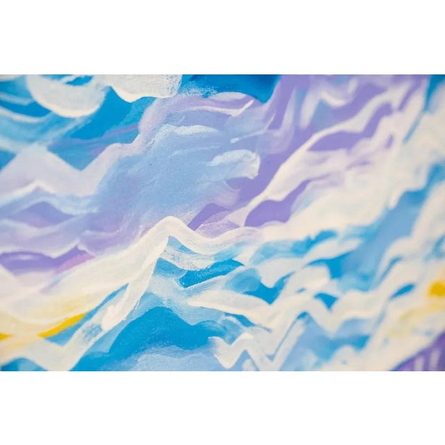 Abstract Painting, Oil on Canvas For Sale - Image 4 of 10