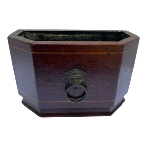 Antique Mahogany Planter