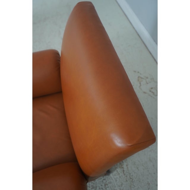 Pair of George Smith Butterfly Leather Club Chairs For Sale - Image 15 of 18