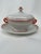 French Antique Porcelain Tureen With Faux Coral Handles For Sale - Image 3 of 9