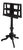 Antique Victorian Ebonized Duet Music Stand in Wood, 1880s For Sale