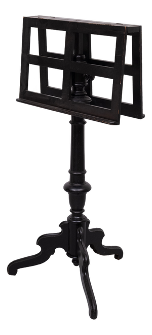 Antique Victorian Ebonized Duet Music Stand in Wood, 1880s