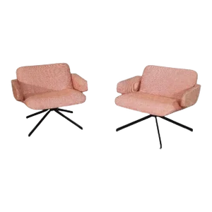 Mid 20th Century Mario Ruiz Designed Swivel Chairs for Hbf