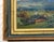 Mid-Century Original European Alpine Village Oil Painting on Board For Sale - Image 4 of 11