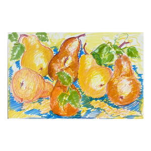 1960s Alexandra Merker Pear Still Life Painting