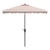 Vienna 7.5 Square Umbrella - Beige/White For Sale