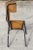 Wood Steel & Wood Student Desk Chair by Jacques Hitier, France, 1950s For Sale - Image 7 of 13