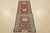 Kazak Red Wool Tribal Hand-Knotted Oriental Runner Rug 2'9'' X 9'11'' For Sale - Image 11 of 12