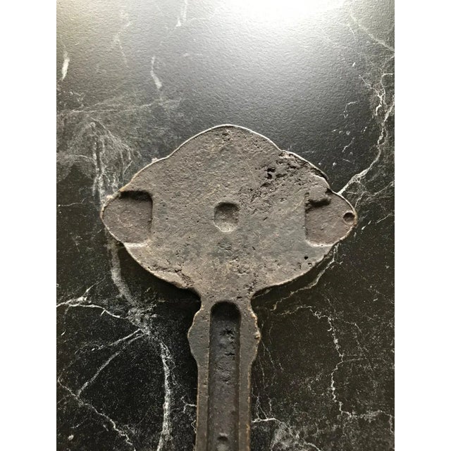 Antique Brass Door Key For Sale - Image 4 of 10