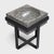 Ideal indoors or out, this clean-lined side table is comprised of a square stone top elevated by a powder-coated steel...