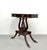 Vintage Double Harp Mahogany Lyre-Base Console Table For Sale In West Palm - Image 6 of 6
