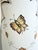Glass Matching Pair of Antique Bristol Glass Vases With Hand Painted Flowers & Butterflies For Sale - Image 7 of 17